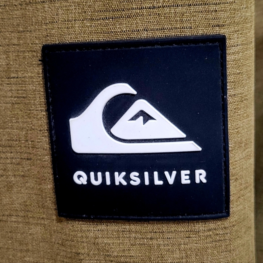 Quicksilver Men's Mission Olive Green Hooded Jacket | Size XS - Picture 3 of 10